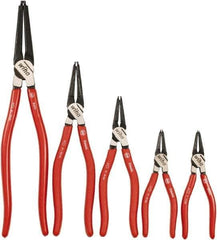 Wiha - 5 Piece Retaining Ring Plier Set - Comes in Box - Exact Tool & Supply