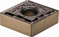 Walter - CNMG431 NMS Grade WSM10 Carbide Turning Insert - TiAlN/Al2O3/ZrCN Finish, 80° Diamond, 1/2" Inscr Circle, 3/16" Thick, 1/64" Corner Radius - Exact Tool & Supply