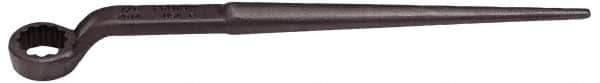 Proto - 1-11/16", 12 Point, Black Finish, Single End, Spud Handle Box Wrench - 22" OAL, 2-15/32" Head Diam, 1-1/8" Head Thickness, GGG-W-636E Federal Spec, Steel - Exact Tool & Supply