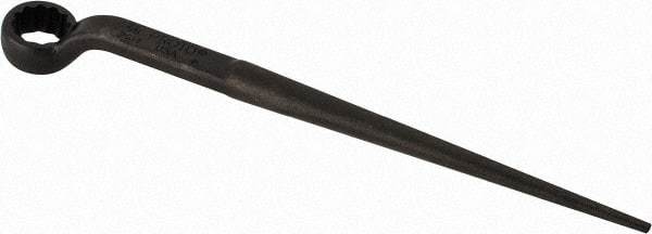 Proto - 7/8" 12 Point Spud Handle Box Wrench - Single End, 1-11/32" Head Diam x 5/8" Head Thickness, 12" OAL, Steel, Black Finish - Exact Tool & Supply