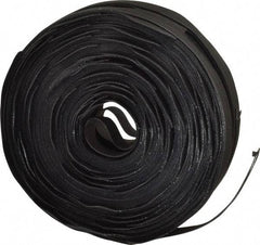 VELCRO Brand - 75 Piece 1" Wide x 12" Piece Length, Self Fastening Tie/Strap Hook & Loop Strap - Perforated/Pieces Roll, Black, Printable Surface - Exact Tool & Supply