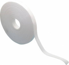 VELCRO Brand - 5/8" Wide x 25 Yd Long Self Fastening Tie/Strap Hook & Loop Roll - Continuous Roll, White, Printable Surface - Exact Tool & Supply