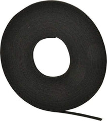 VELCRO Brand - 3/8" Wide x 25 Yd Long Self Fastening Tie/Strap Hook & Loop Roll - Continuous Roll, Black - Exact Tool & Supply