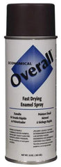 Rust-Oleum - Brown, Gloss, Enamel Spray Paint - 5 to 8 Sq Ft per Can, 12 oz Container - Exact Tool & Supply