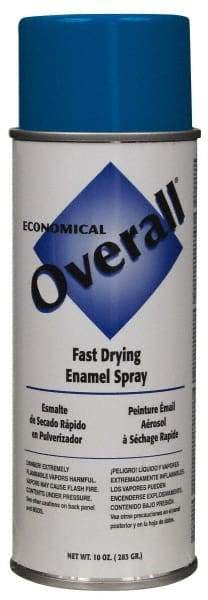Rust-Oleum - Blue, Gloss, Enamel Spray Paint - 5 to 8 Sq Ft per Can, 10 oz Container - Exact Tool & Supply