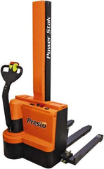 Presto Lifts - 2,200 Lb Capacity, 62" Lift Height, Battery Operated Power Stocker Lift - Exact Tool & Supply