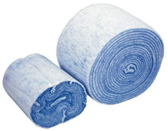 Made in USA - 135' Long x 8" Wide x 1/2" Thick Polyester Media Air Filter Media Roll - MERV 4, 80% Arrestance Efficiency, 500 FPM Max Air Flow, 0.14" wpg Init Resist, 1" wpg Final Resist, 30% Particle Capture Efficiency, Use with Any Unit - Exact Tool & Supply