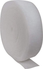 Made in USA - 135' Long x 10" Wide x 1/2" Thick Polyester Media Air Filter Media Roll - MERV 4, 78% Arrestance Efficiency, 500 FPM Max Air Flow, 0.08" wpg Init Resist, 1" wpg Final Resist, 30% Particle Capture Efficiency, Use with MSA - Exact Tool & Supply