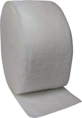 Made in USA - 135' Long x 20" Wide x 1/2" Thick Polyester Media Air Filter Media Roll - MERV 4, 78% Arrestance Efficiency, 500 FPM Max Air Flow, 0.08" wpg Init Resist, 1" wpg Final Resist, 30% Particle Capture Efficiency, Use with Continental - Exact Tool & Supply