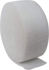 Made in USA - 90' Long x 14" Wide x 1" Thick Polyester Media Air Filter Media Roll - MERV 5, 85% Arrestance Efficiency, 500 FPM Max Air Flow, 0.14" wpg Init Resist, 1" wpg Final Resist, 30% Particle Capture Efficiency, Use with Any Unit - Exact Tool & Supply
