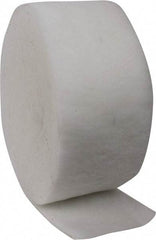 Made in USA - 90' Long x 16" Wide x 1" Thick Polyester Media Air Filter Media Roll - MERV 5, 85% Arrestance Efficiency, 500 FPM Max Air Flow, 0.14" wpg Init Resist, 1" wpg Final Resist, 30% Particle Capture Efficiency, Use with Any Unit - Exact Tool & Supply