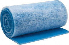 Made in USA - 15' Long x 25" Wide x 1" Thick Polyester Media Air Filter Media Roll - MERV 7, 86% Arrestance Efficiency, 500 FPM Max Air Flow, 0.14" wpg Init Resist, 1" wpg Final Resist, Use with Any Unit - Exact Tool & Supply