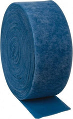 Made in USA - 135' Long x 12" Wide x 1/2" Thick Polyester Media Air Filter Media Roll - MERV 4, 80% Arrestance Efficiency, 500 FPM Max Air Flow, 0.1" wpg Init Resist, 1" wpg Final Resist, 30% Particle Capture Efficiency, Use with Any Unit - Exact Tool & Supply