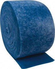 Made in USA - 135' Long x 20" Wide x 1/2" Thick Polyester Media Air Filter Media Roll - MERV 4, 80% Arrestance Efficiency, 500 FPM Max Air Flow, 0.1" wpg Init Resist, 1" wpg Final Resist, 30% Particle Capture Efficiency, Use with Any Unit - Exact Tool & Supply