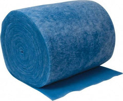 Made in USA - 135' Long x 36" Wide x 1/2" Thick Polyester Media Air Filter Media Roll - MERV 4, 80% Arrestance Efficiency, 500 FPM Max Air Flow, 0.1" wpg Init Resist, 1" wpg Final Resist, 30% Particle Capture Efficiency, Use with Any Unit - Exact Tool & Supply