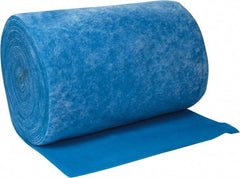 Made in USA - 135' Long x 48" Wide x 1/2" Thick Polyester Media Air Filter Media Roll - MERV 4, 80% Arrestance Efficiency, 500 FPM Max Air Flow, 0.1" wpg Init Resist, 1" wpg Final Resist, 30% Particle Capture Efficiency, Use with Any Unit - Exact Tool & Supply
