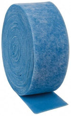 Made in USA - 90' Long x 10" Wide x 1" Thick Polyester Media Air Filter Media Roll - MERV 7, 86% Arrestance Efficiency, 500 FPM Max Air Flow, 0.14" wpg Init Resist, 1" wpg Final Resist, Use with Any Unit - Exact Tool & Supply