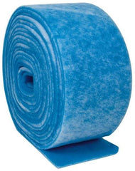 Made in USA - 90' Long x 16" Wide x 1" Thick Polyester Media Air Filter Media Roll - MERV 7, 86% Arrestance Efficiency, 500 FPM Max Air Flow, 0.14" wpg Init Resist, 1" wpg Final Resist, Use with Any Unit - Exact Tool & Supply