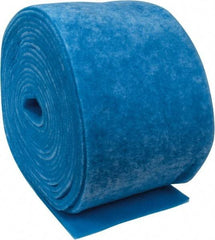 Made in USA - 90' Long x 20" Wide x 1" Thick Polyester Media Air Filter Media Roll - MERV 7, 86% Arrestance Efficiency, 500 FPM Max Air Flow, 0.14" wpg Init Resist, 1" wpg Final Resist, Use with Any Unit - Exact Tool & Supply