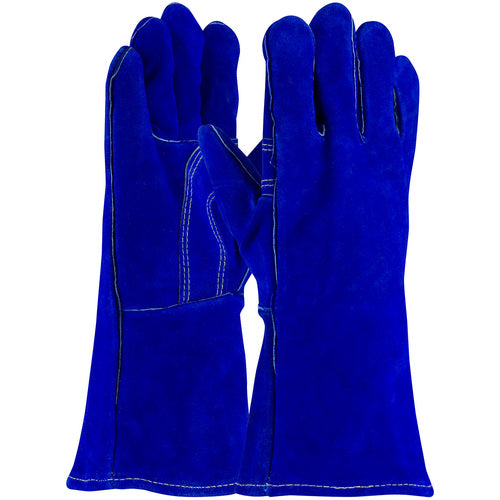 ‎73-7007LHO Welders / Foundry Gloves - Bl. Bison Welding Glove - Select Shoulder - Cotton Lined - Kevlar Stitch - Exact Tool & Supply