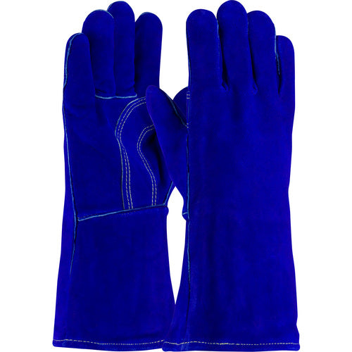 ‎73-7018 Welders / Foundry Gloves - Welding Glove - Shoulder Grade - Cotton Foam - Bl. - Sewn w/Kevlar - Exact Tool & Supply
