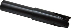 Kennametal - 1-1/2" Cut Diam, 0.71" Max Depth of Cut, 1-1/4" Shank Diam, 8" OAL, Indexable Square Shoulder End Mill - EC18.., EP18.. Inserts, Cylindrical Shank, 0° Lead Angle - Exact Tool & Supply