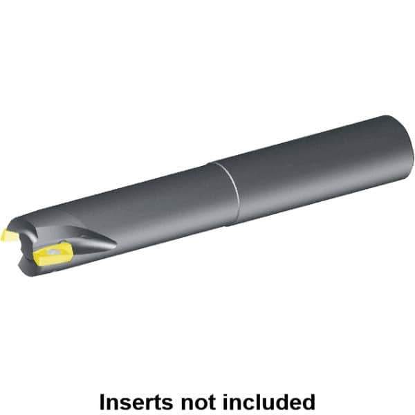 Kennametal - 40mm Cut Diam, 17.9mm Max Depth of Cut, 32mm Shank Diam, 250mm OAL, Indexable Square Shoulder Helical End Mill - EDCT 1805.. Inserts, Cylindrical Shank, Through Coolant, Series Mill 1-18 - Exact Tool & Supply