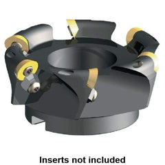 Kennametal - 2" Cut Diam, 0.29" Max Depth, 3/4" Arbor Hole, 3 Inserts, RFCW 53... Insert Style, Indexable Copy Face Mill - KSSR Cutter Style, 31,900 Max RPM, 1-3/4 High, Series KSSR-RPF - Exact Tool & Supply
