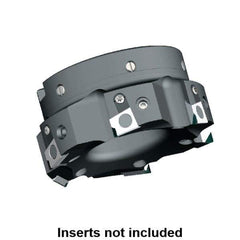 Kennametal - 4 Inserts, 63mm Cut Diam, 22mm Arbor Diam, 9.5mm Max Depth of Cut, Indexable Square-Shoulder Face Mill - 0/90° Lead Angle, 40mm High, BGHX 15L5... Insert Compatibility, Series Fix-Perfect - Exact Tool & Supply