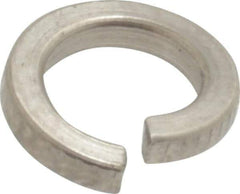Value Collection - M6, 6.1mm ID, 1.6mm Thick High Collar Split Lock Washer - 18-8 Austenitic Grade A2 Stainless Steel, Uncoated, 6.1mm Min ID, 6.5mm Max ID, 9.9mm Max OD - Exact Tool & Supply