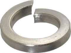 Value Collection - M8, 8.1mm ID, 2mm Thick High Collar Split Lock Washer - 18-8 Austenitic Grade A2 Stainless Steel, Uncoated, 8.1mm Min ID, 8.5mm Max ID, 12.7mm Max OD - Exact Tool & Supply