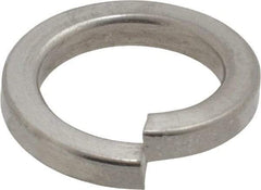 Value Collection - M14, 14.2mm ID, 3mm Thick High Collar Split Lock Washer - 18-8 Austenitic Grade A2 Stainless Steel, Uncoated, 14.2mm Min ID, 14.7mm Max ID, 21.1mm Max OD - Exact Tool & Supply