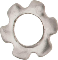 Value Collection - M2 Screw, 2.2mm ID, Stainless Steel External Tooth Lock Washer - 4.5mm OD, Uncoated, Grade 18-8 & Austenitic A2 - Exact Tool & Supply