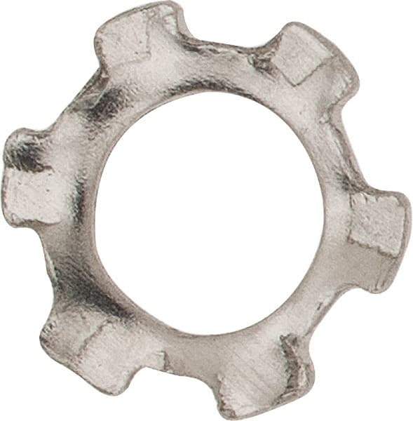 Value Collection - M3 Screw, 3.2mm ID, Stainless Steel External Tooth Lock Washer - 6mm OD, Uncoated, Grade 18-8 & Austenitic A2 - Exact Tool & Supply