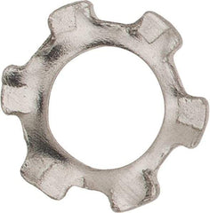 Value Collection - M3 Screw, 3.2mm ID, Stainless Steel External Tooth Lock Washer - 6mm OD, Uncoated, Grade 18-8 & Austenitic A2 - Exact Tool & Supply