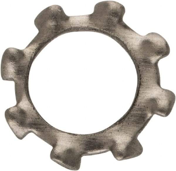 Value Collection - M6 Screw, 6.4mm ID, Stainless Steel External Tooth Lock Washer - 11mm OD, Uncoated, Grade 18-8 & Austenitic A2 - Exact Tool & Supply