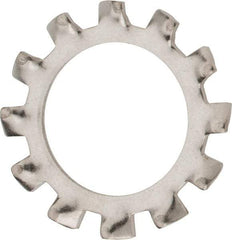 Value Collection - M18 Screw, 21mm ID, Stainless Steel External Tooth Lock Washer - 33mm OD, Uncoated, Grade 18-8 & Austenitic A2 - Exact Tool & Supply