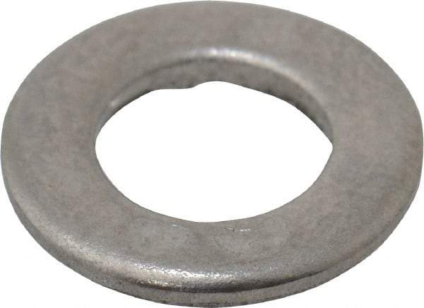 Value Collection - M5 Screw, Grade 316 Stainless Steel Standard Flat Washer - 5.3mm ID x 10mm OD, Plain Finish - Exact Tool & Supply