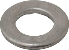 Value Collection - M5 Screw, Grade 316 Stainless Steel Standard Flat Washer - 5.3mm ID x 10mm OD, Plain Finish - Exact Tool & Supply