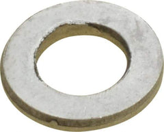 Value Collection - M6 Screw, Grade 316 Stainless Steel Standard Flat Washer - 6.4mm ID x 12mm OD, Plain Finish - Exact Tool & Supply