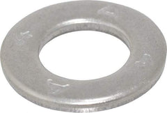 Value Collection - M8 Screw, Grade 316 Stainless Steel Standard Flat Washer - 8.4mm ID x 16mm OD, Plain Finish - Exact Tool & Supply