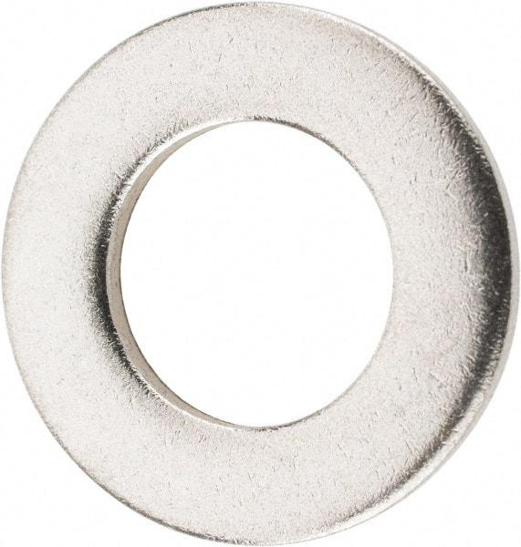 Value Collection - M12 Screw, Grade 316 Stainless Steel Standard Flat Washer - 13mm ID x 24mm OD, Plain Finish - Exact Tool & Supply