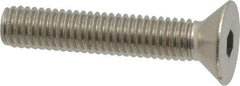 Value Collection - 3/8-16 UNC Hex Socket Drive, 82° Flat Screw - Grade 316 Stainless Steel, Fully Threaded, 2" OAL - Exact Tool & Supply
