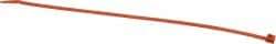 Made in USA - 8-7/8" Long Orange Nylon Standard Cable Tie - 40 Lb Tensile Strength, 1.24mm Thick, 4" Max Bundle Diam - Exact Tool & Supply