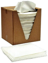 Ability One - Flat Fold General Purpose Wipes - 14-1/4" x 12-1/2" Sheet Size, White - Exact Tool & Supply