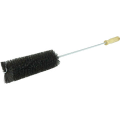 Radiator Brush, Twisted-in-wire Wood Handle, Black Horsehair Fill - Exact Tool & Supply
