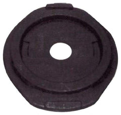 PRO-SAFE - Rubber Standard Channelizer Base - 25 Lb, Black - Exact Tool & Supply