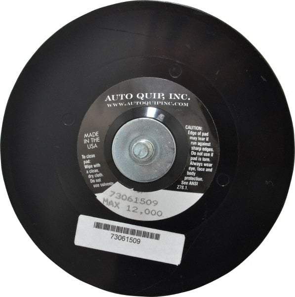 AutoQuip - 5" Diam Hook & Loop Disc Backing Pad - Medium Density, 12,000 RPM - Exact Tool & Supply
