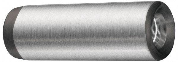 Jergens - 5/8" Diam x 2-1/4" Pin Length Alloy Steel Pull Out Dowel Pin - C 47-58 & C 60-64 (Surface) Hardness, 1 Beveled & 1 Threaded End - Exact Tool & Supply