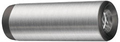Jergens - 3/8" Diam x 2-1/2" Pin Length Alloy Steel Pull Out Dowel Pin - C 47-58 & C 60-64 (Surface) Hardness, 1 Beveled & 1 Threaded End - Exact Tool & Supply